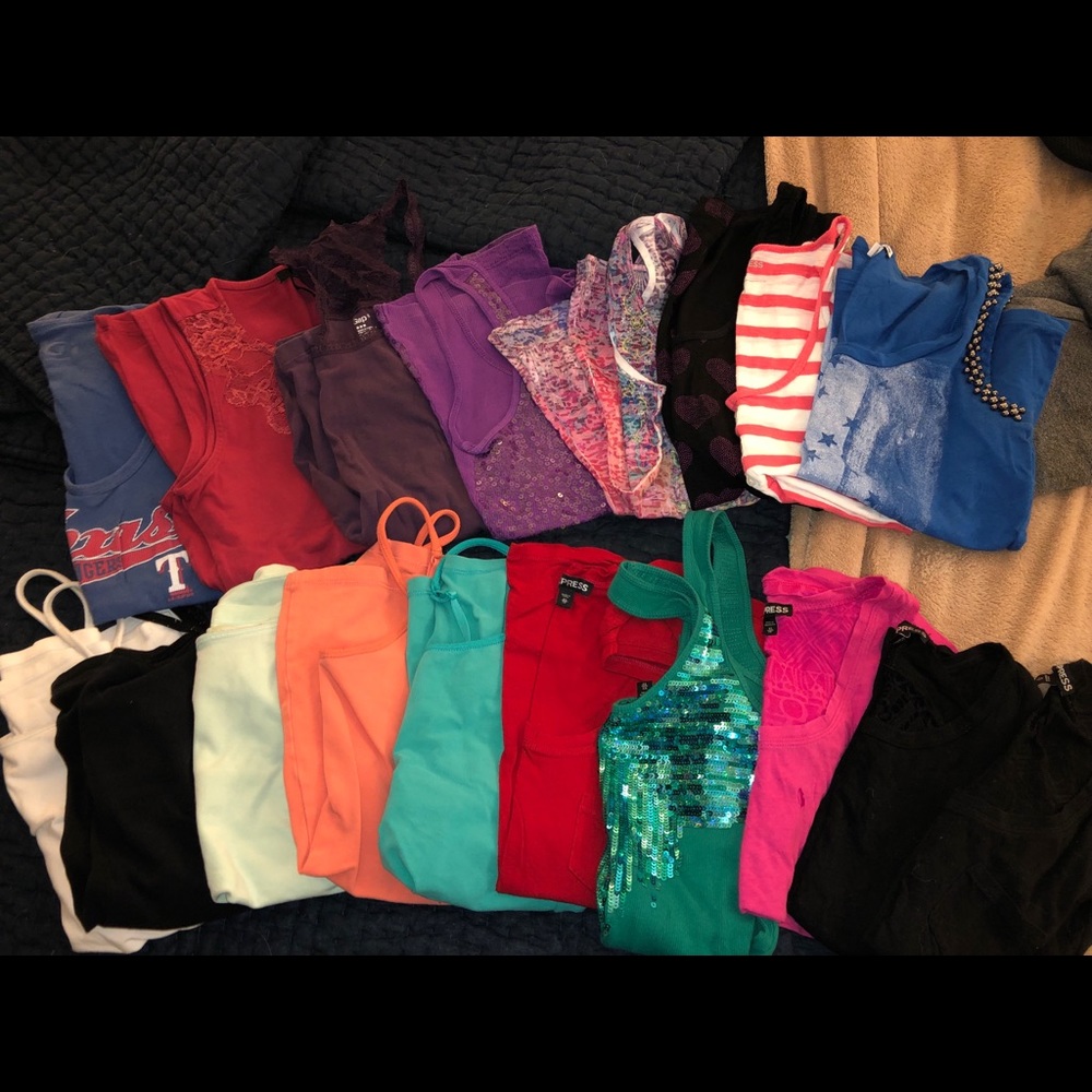 *sold * Express tank tops 18 total